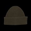 Yacaia Dark Green Wool Cashmere Beanie Best