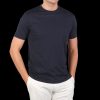 Sunspel Navy Classic Cotton T-Shirt Hot