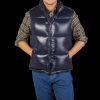 Save The Duck Dark Blue Nylon Ailantus Padded Gilet Wholesale