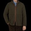 Alan Paine Moss Green Fleece Aylsham Jacket Hot