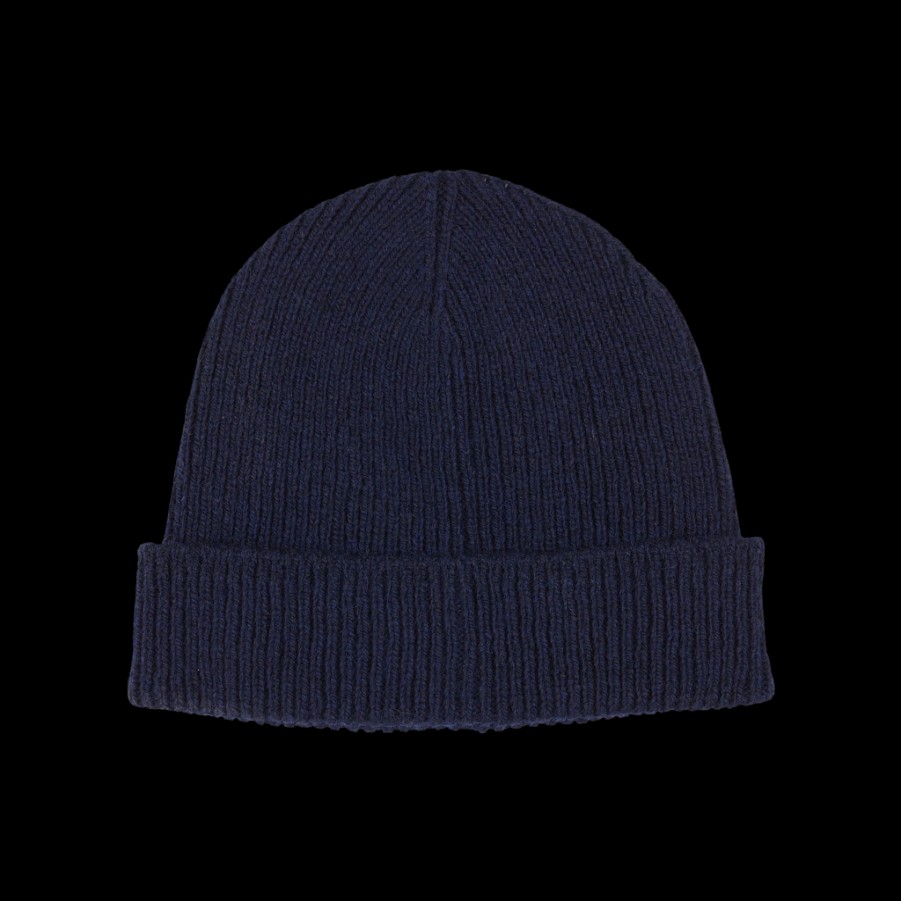 Universal Works Navy Blue Eco Wool Watch Cap Wholesale