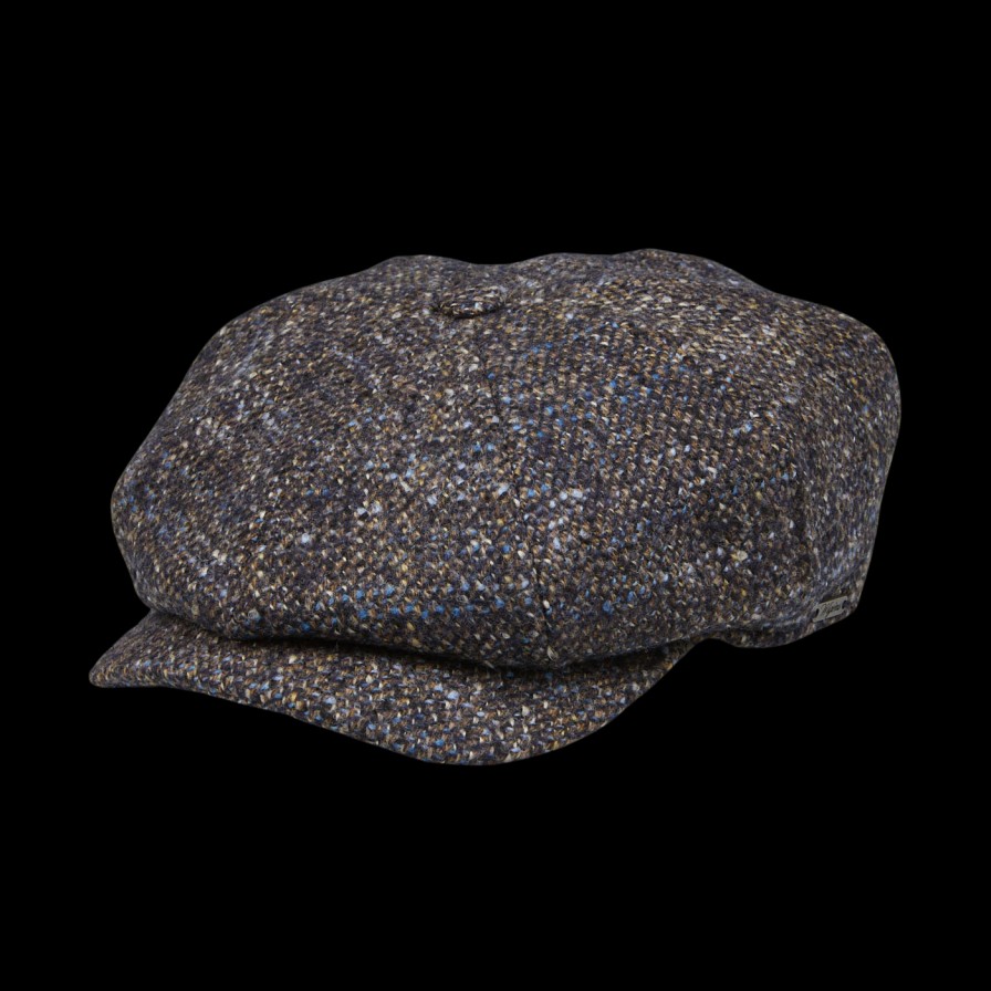 Wigéns Blue Melange Wool Ivy Contemporary Cap Hot