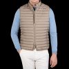 Save The Duck Cappuccino Technical Down Leonard Nylon Gilet Wholesale