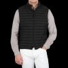 Save The Duck Black Technical Down Leonard Nylon Gilet Clearance