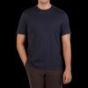 Fedeli Washed Blue Organic Cotton Jersey T-Shirt Best