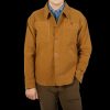 Tela Genova Mustard Yellow Brushed Cotton Leo Overshirt Clearance