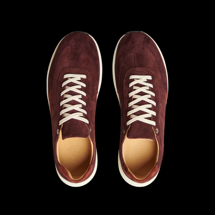 CQP Burgundy Suede Renna Sneakers Best