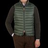 Save The Duck Racing Green Technical Down Adam Nylon Gilet New