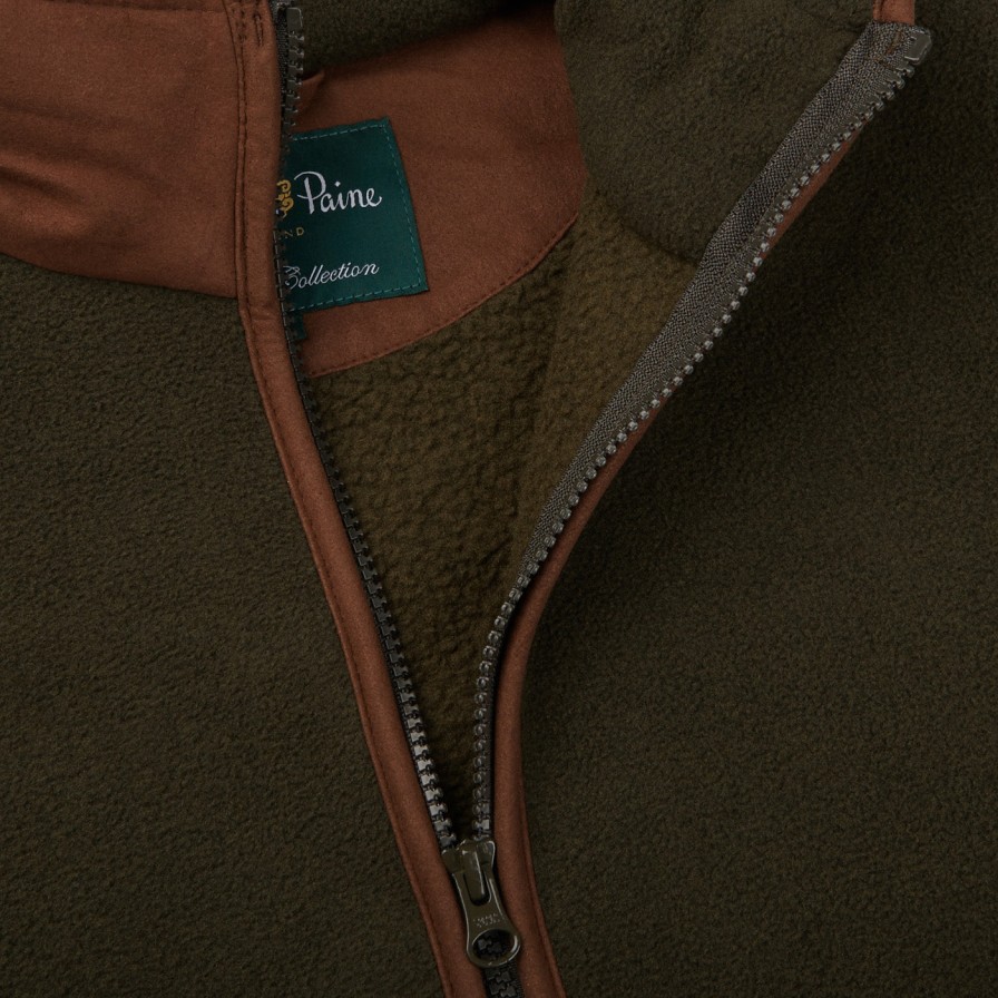 Alan Paine Moss Green Fleece Aylsham Jacket Best