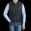 Save The Duck Navy Technical Down Adam Nylon Gilet Wholesale