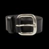 Andersons Black Saddle Leather 30Mm Belt New