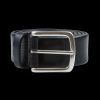 Andersons Black Saddle Leather Silver Buckle 35Mm Belt Wholesale