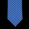 Silvio Fiorello Blue Geometric Printed Silk Tie Hot