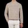 Peregrine Oatmeal Beige Merino Wool Ford Crewneck Online