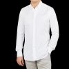 Xacus White Fine Cotton Oxford Bd Shirt Online