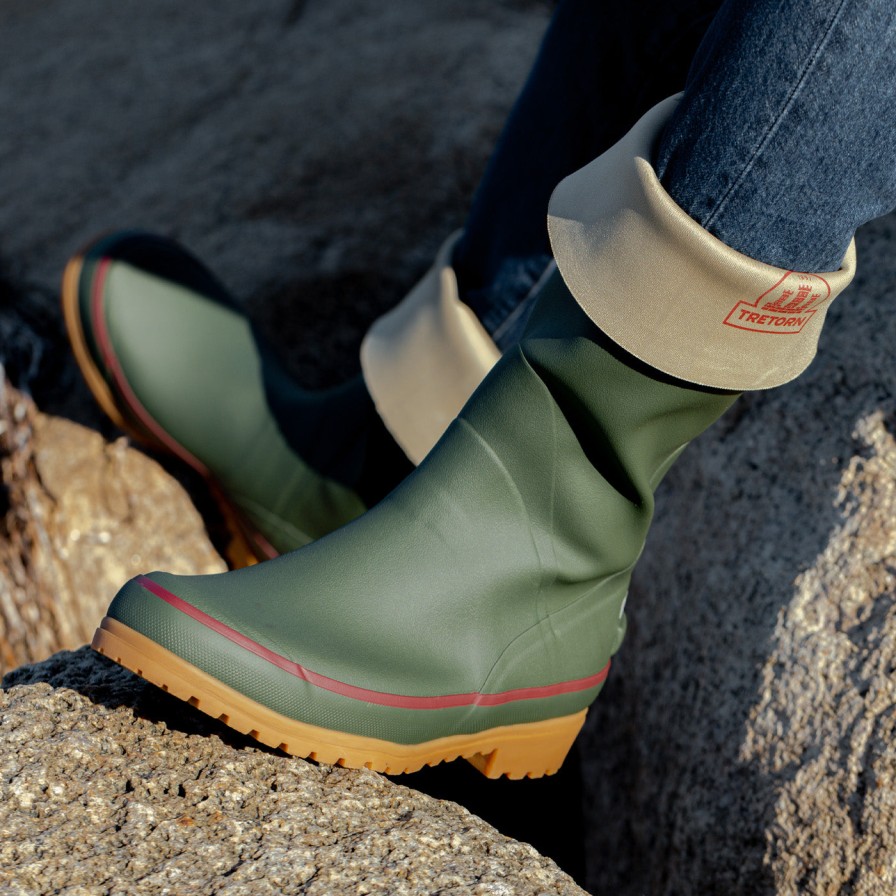 Tretorn Green Sarek 72 Rubber Boots Hot