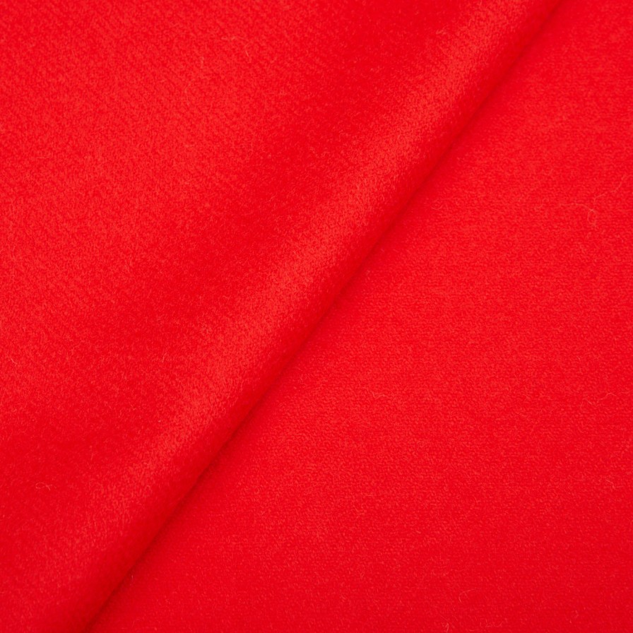 Piacenza Cashmere Bright Red Cashmere Aeternum Scarf Clearance