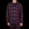 Derek Rose Red Multi-Checked Cotton Pyjamas Clearance