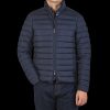 Save The Duck Navy Blue Nylon Technical Down Lewis Jacket Clearance