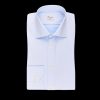 Stenströms Light Blue Slimline Single Cuff Shirt Wholesale