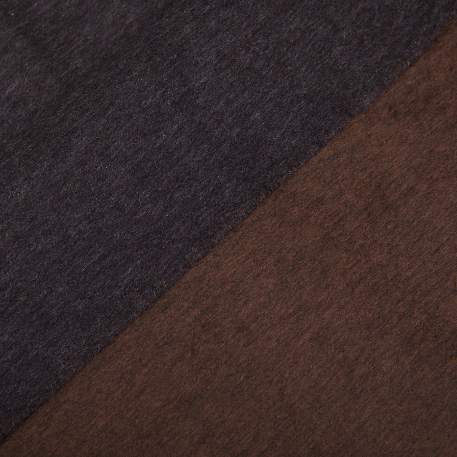 Piacenza Cashmere Brown Chestnut Two-Sided Silk Cashmere Scarf Online