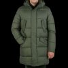 Save The Duck Dark Green Rick Crinkle Nylon Parka Hot