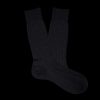 Pantherella Black Merino Wool Ribbed Ankle Socks Online