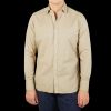 Tintoria Mattei Khaki Beige Overdyed Cotton Poplin Shirt Best