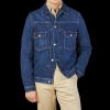 Tela Genova Washed Blue Cotton Selvedge Denim Jacket Best