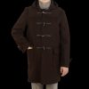 Gloverall Brown Wool Morris Duffle Coat Online