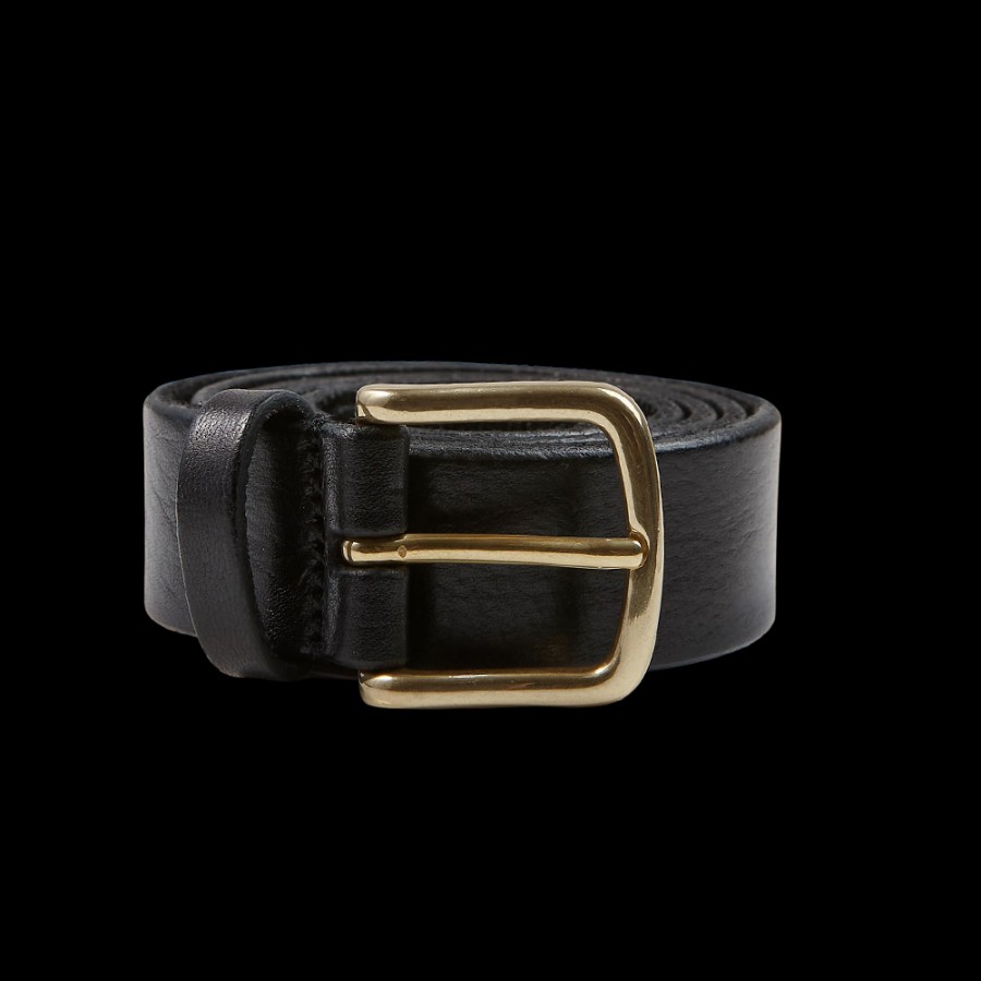 Andersons Black Saddle Leather 35Mm Belt Clearance