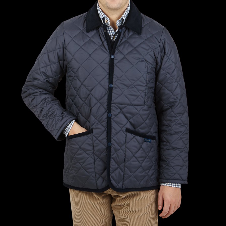 Lavenham Navy Blue Raydon Technical Jacket Wholesale