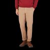 Canali Khaki Beige Cotton Stretch Flat Front Chinos Online