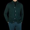 Gran Sasso Green Merino Wool Button Cardigan Hot