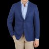 Canali Royal Blue Wool Impeccabile Kei Blazer Wholesale