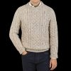 Peregrine Skiddaw Beige Merino Wool Hudson Jumper Wholesale