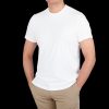 Majestic Filatures Clear White Cotton Stretch T-Shirt Clearance