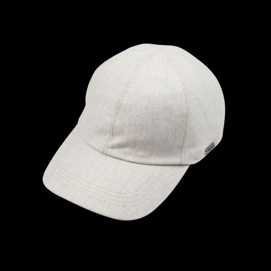 Wigéns Off-White Vbc Wool Flannel Baseball Cap Best