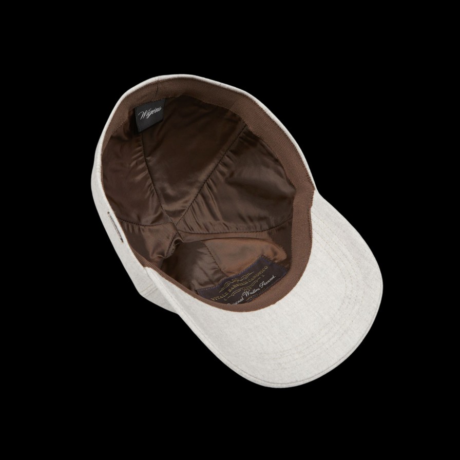 Wigéns Off-White Vbc Wool Flannel Baseball Cap Best