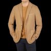 Boglioli Camel Beige Brushed Wool K Jacket New