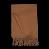 Yacaia Brown Superfine Merino Wool Scarf Best