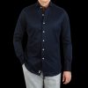 Canali Navy Cotton Jersey Casual Shirt Wholesale