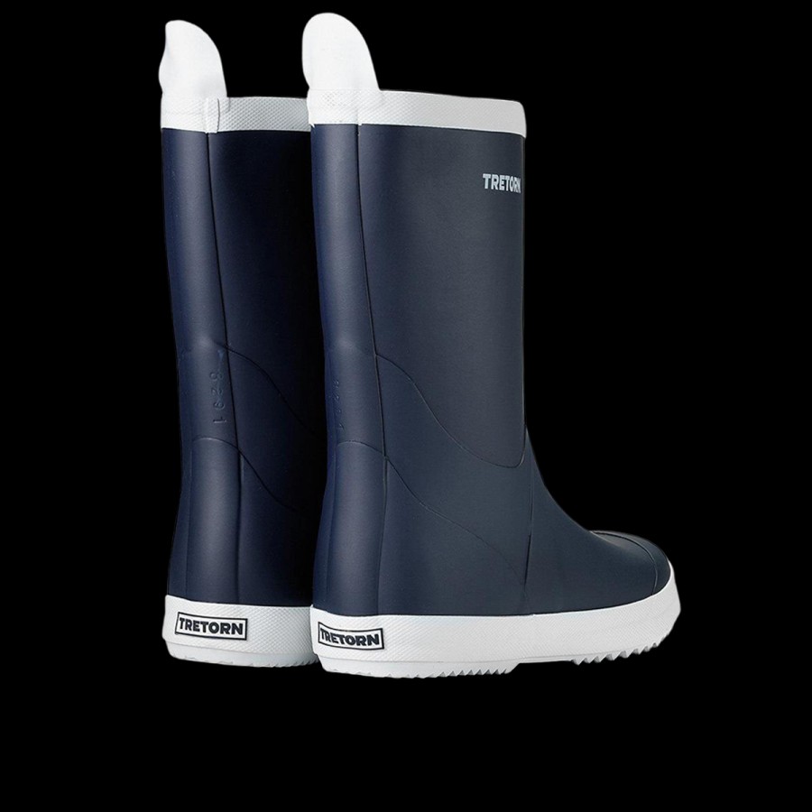 Tretorn Navy Blue Wings Rubber Boots Wholesale