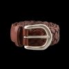 Andersons Brown Woven 25Mm Leather Belt Hot