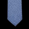 Dreaming Of Monday Blue Herringbone 7-Fold Cashmere Tie Online