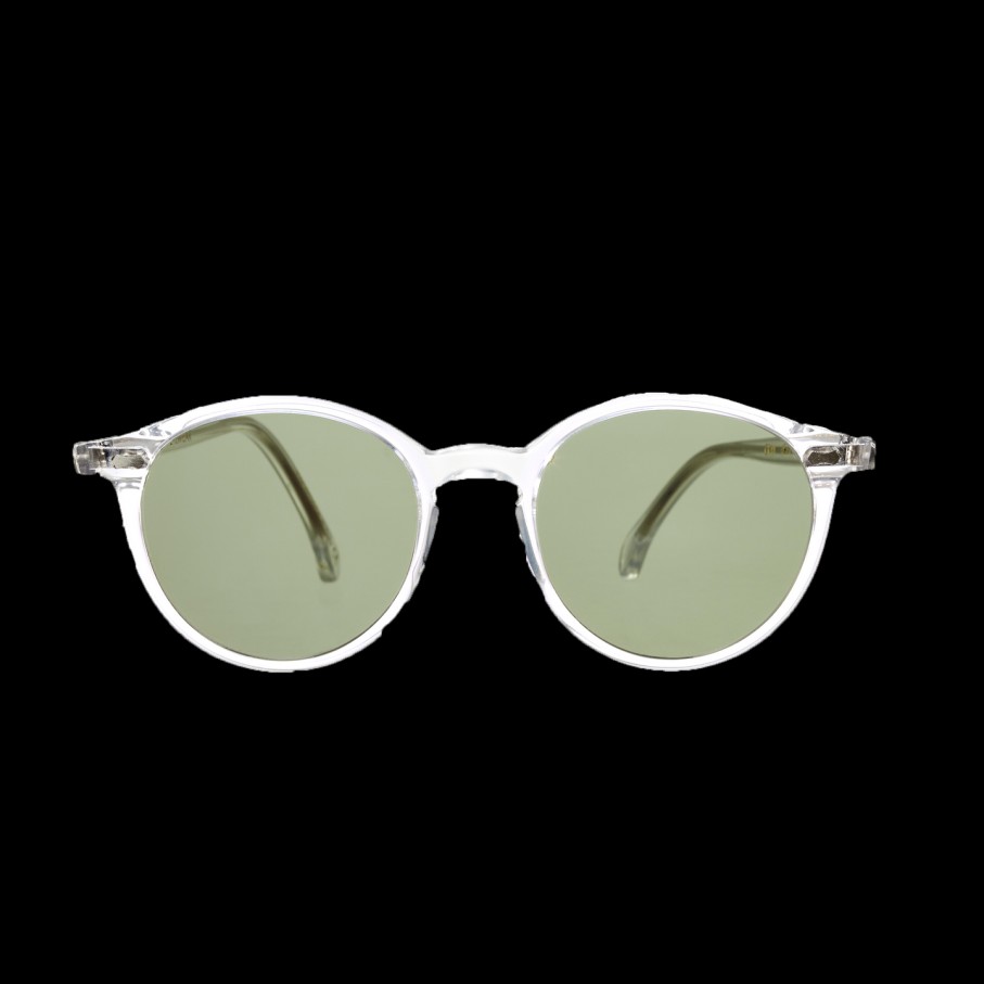 The Bespoke Dudes Cran Transparent With Bottle Green Lenses Best