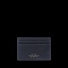 Smythson Navy Blue Panama Leather Flat Card Holder Wholesale