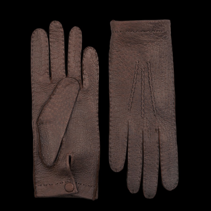 Hestra Siena Peccary Unlined Palm Button Gloves Online