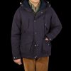 Manifattura Ceccarelli Navy Blue Cotton Canvas Fisherman Parka Online