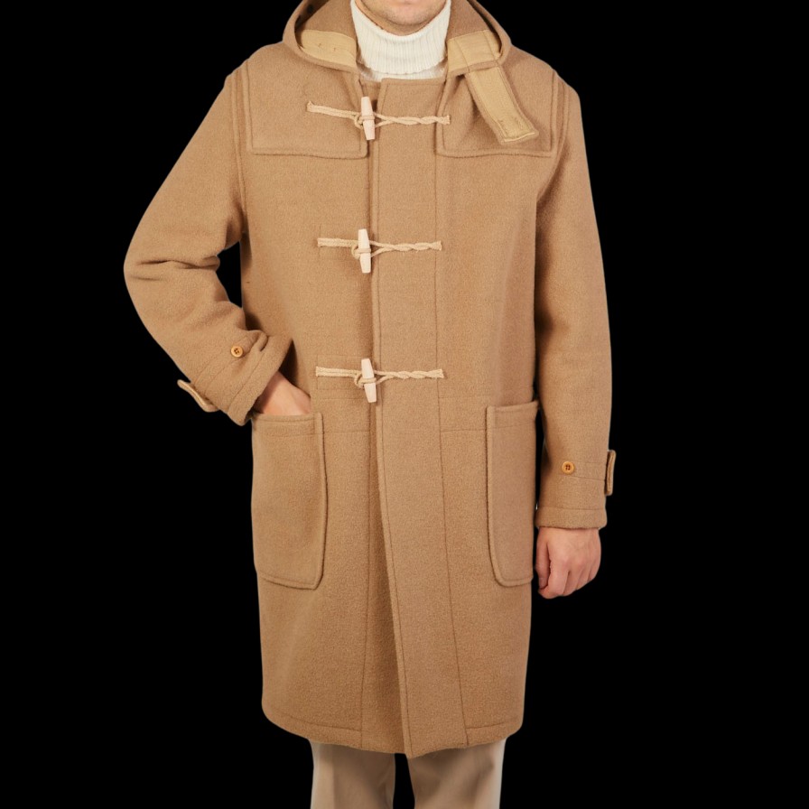 Gloverall Camel Wool Monty Duffel Coat Wholesale